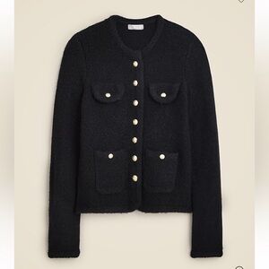 J crew sweater lady jacket size large black